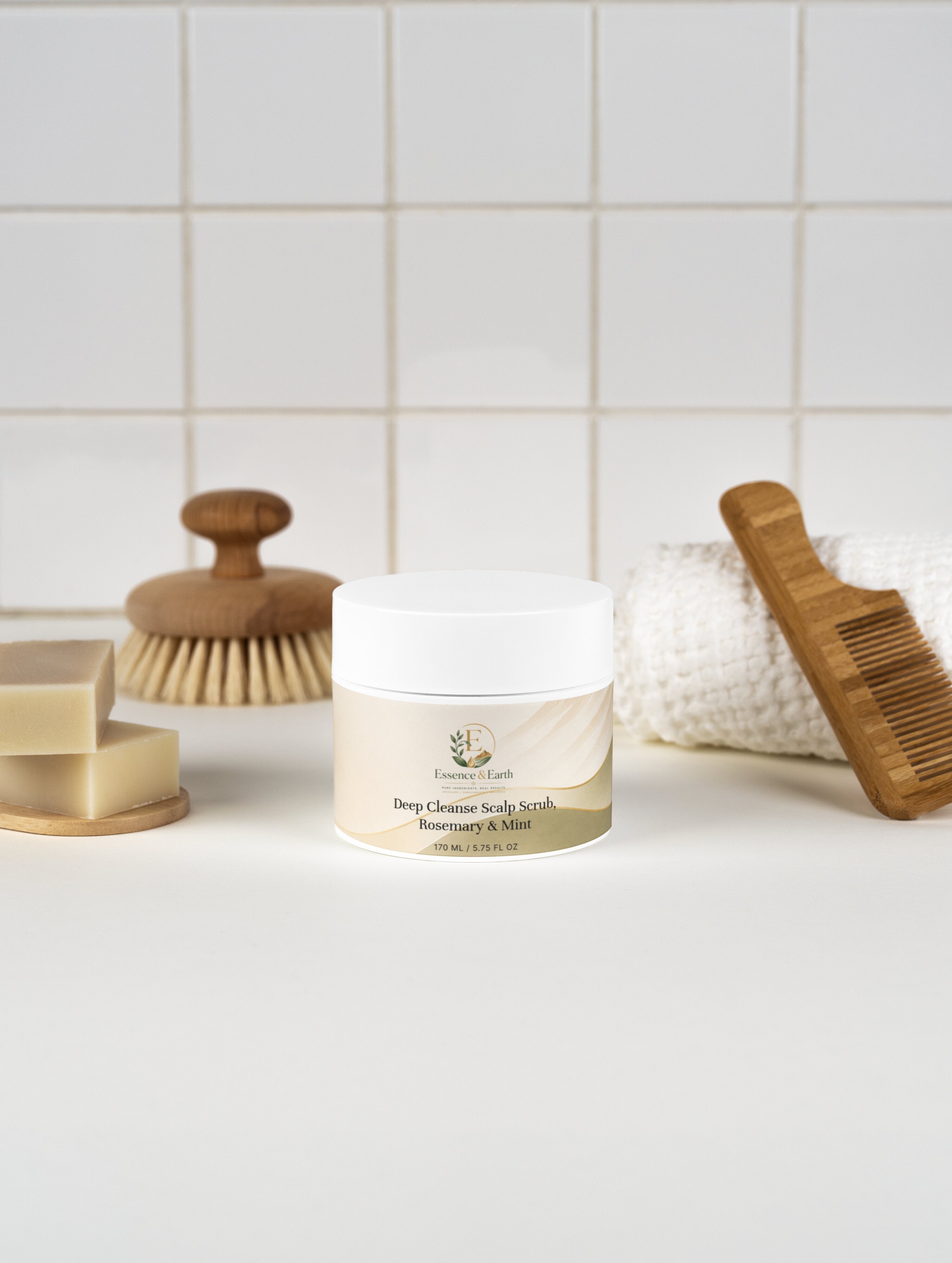 Deep Cleanse Scalp Scrub, Rosemary & Mint