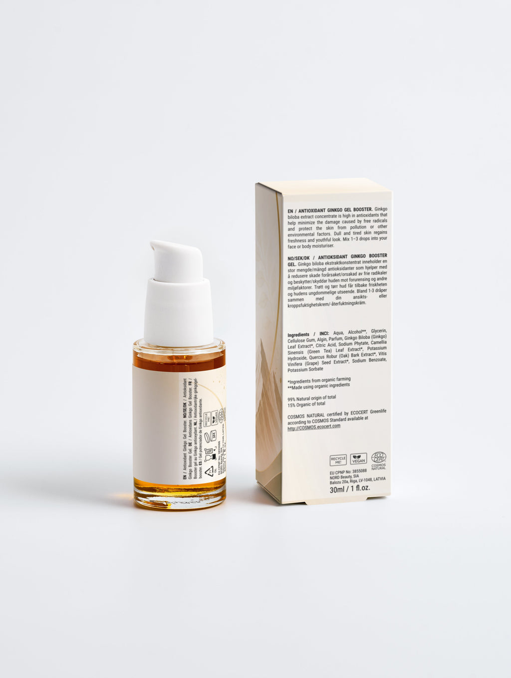 Antioxidant Ginkgo Gel Booster